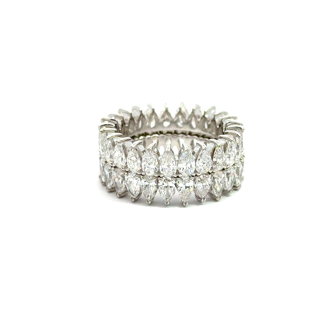5.76 ct. Pear Shape Lab-grown Diamond Ring