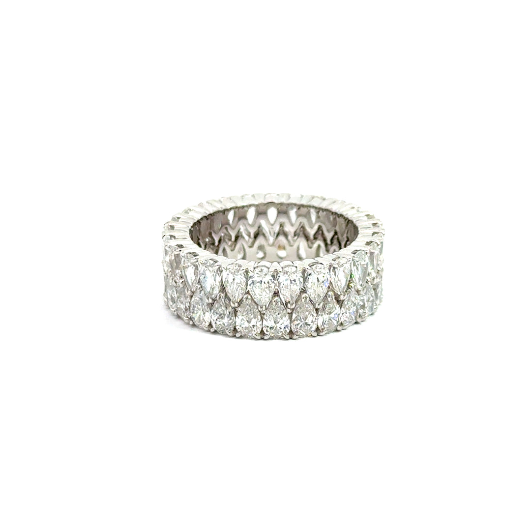 5.76 ct. Pear Shape Lab-grown Diamond Ring