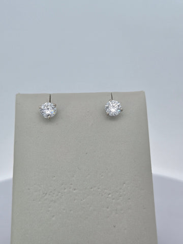LAB Ear RD DIA 0.73ct/0.73ct E/VVS2 14KWG YC