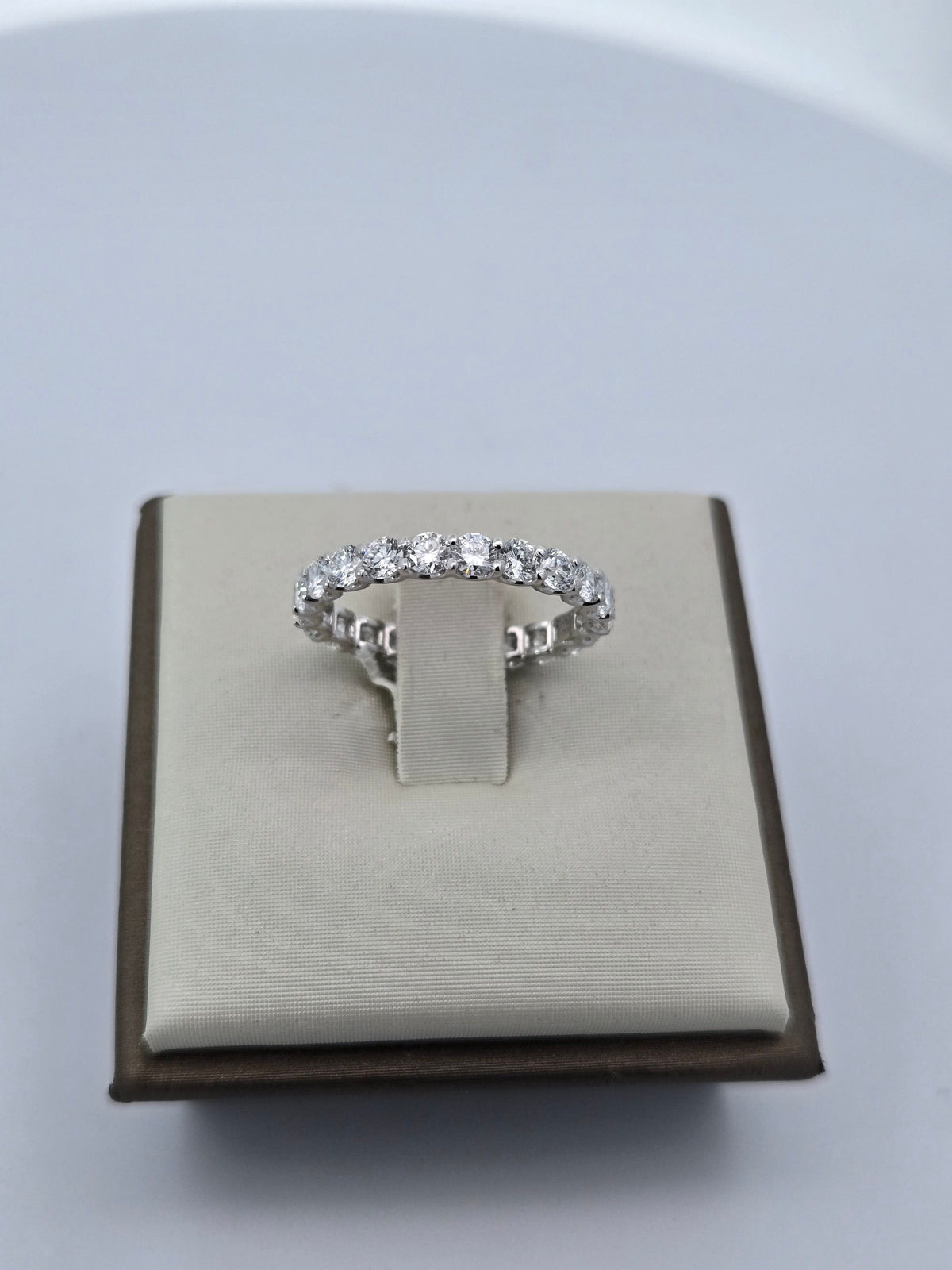 LAB ring RD DIA 1.86ct E-F/VS1 14KWG 1.9g size:7