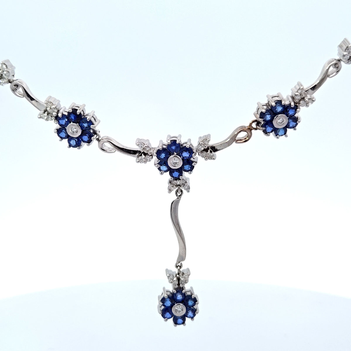 Neck RD DIA 4.15ct F/VS1 18KWG 21.6g