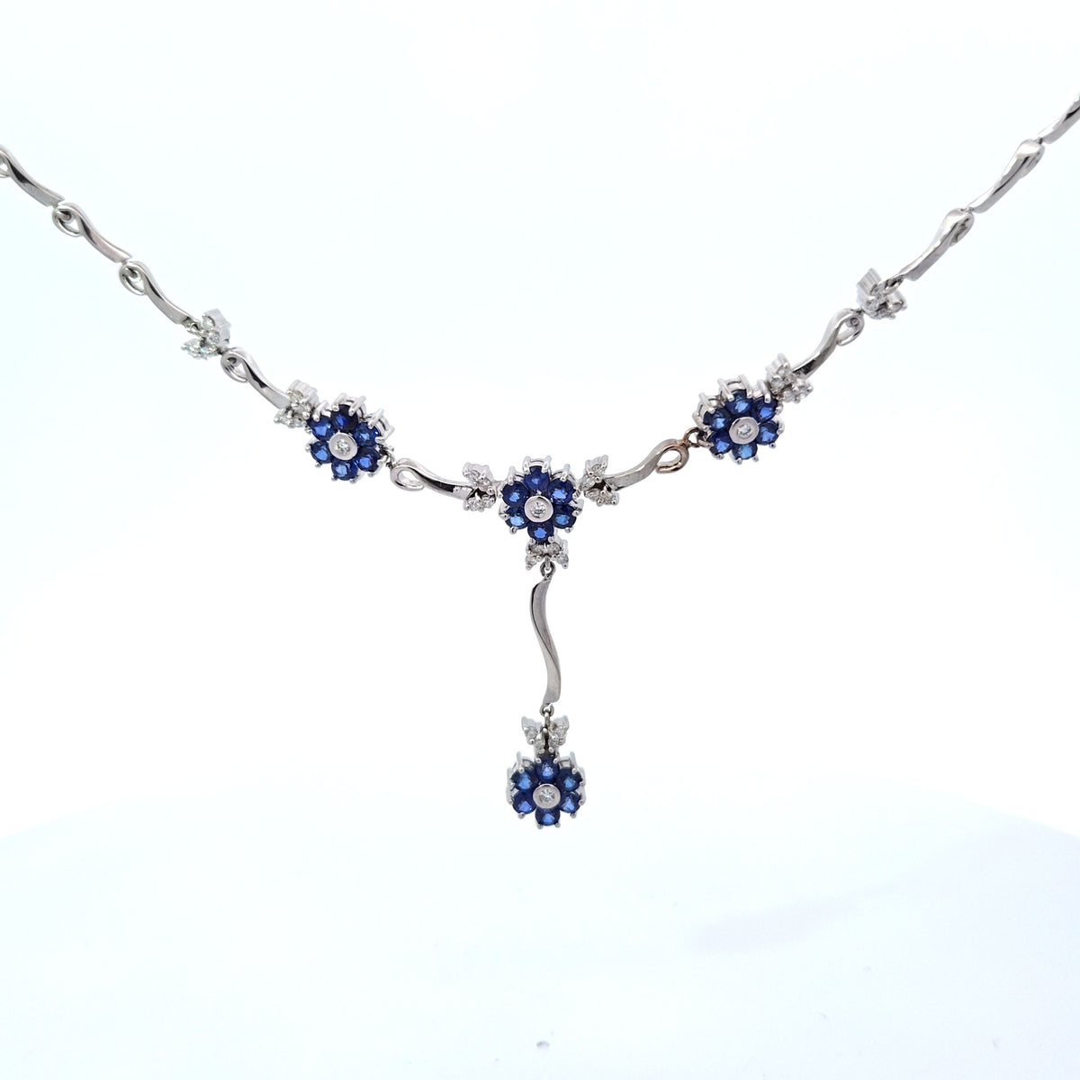 Neck RD DIA 4.15ct F/VS1 18KWG 21.6g