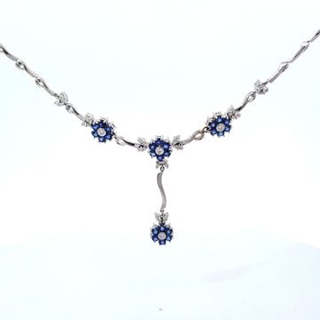 Neck RD DIA 4.15ct F/VS1 18KWG 21.6g