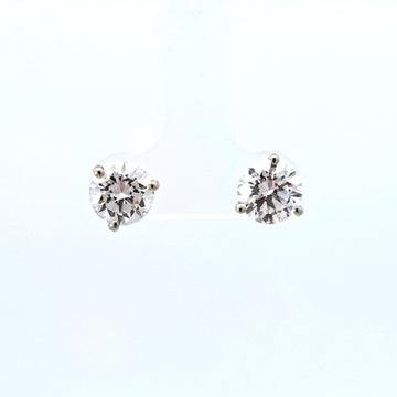 LAB Earr RD DIA 1.52ct/1.52ct G/VS1 14KWG YC