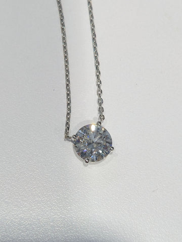 LAB neck RD DIA 3.03ct E/VS1 3.82g 14KW YC