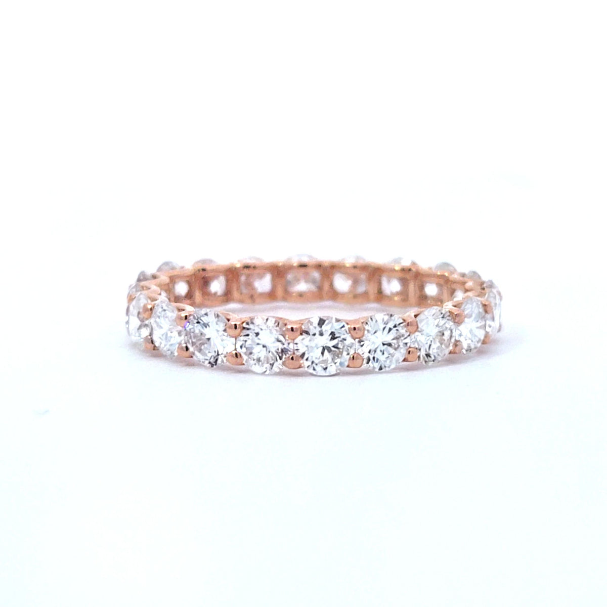 LAB ring RD DIA 2.20ct E-F/VS1 14KRG 1.43g size:6