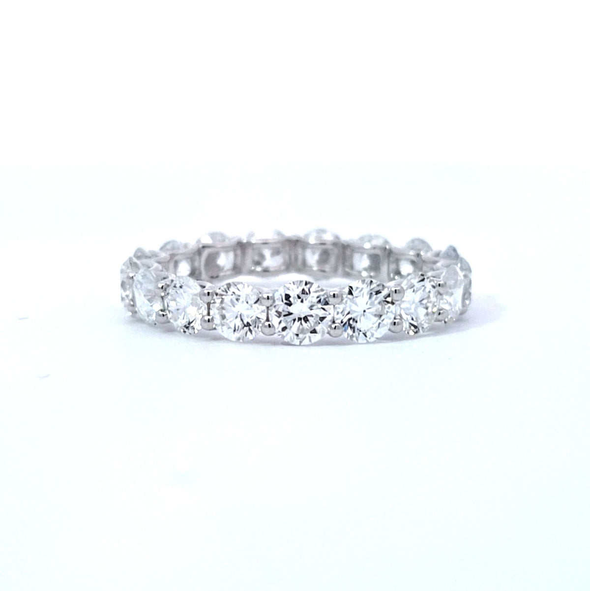 LAB ring RD DIA 3.05ct E-F/VS1 14KWG 1.74g size:6