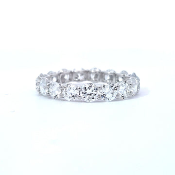 LAB ring RD DIA 3.05ct E-F/VS1 14KWG 1.74g size:6