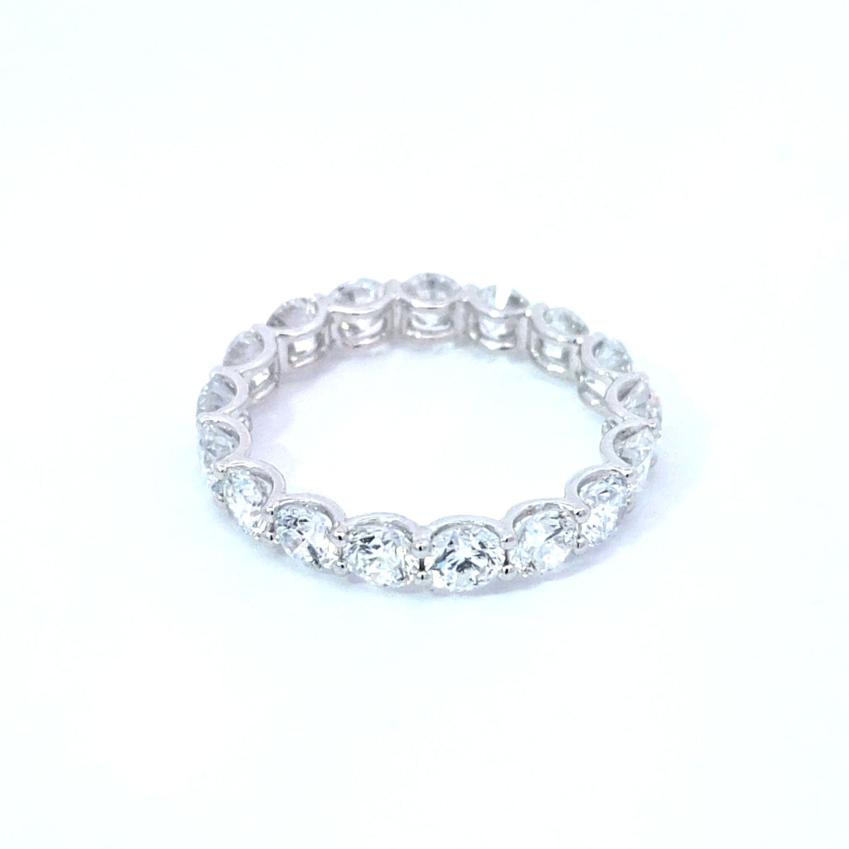 LAB ring RD DIA 3.05ct E-F/VS1 14KWG 1.74g size:6