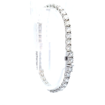 LAB brac RD DIA 12.01ct E-F/VS1 14KWY 9.80g