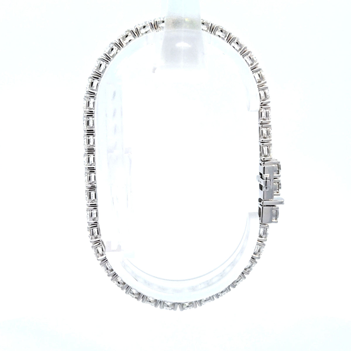 LAB brac RD DIA 12.01ct E-F/VS1 14KWY 9.80g