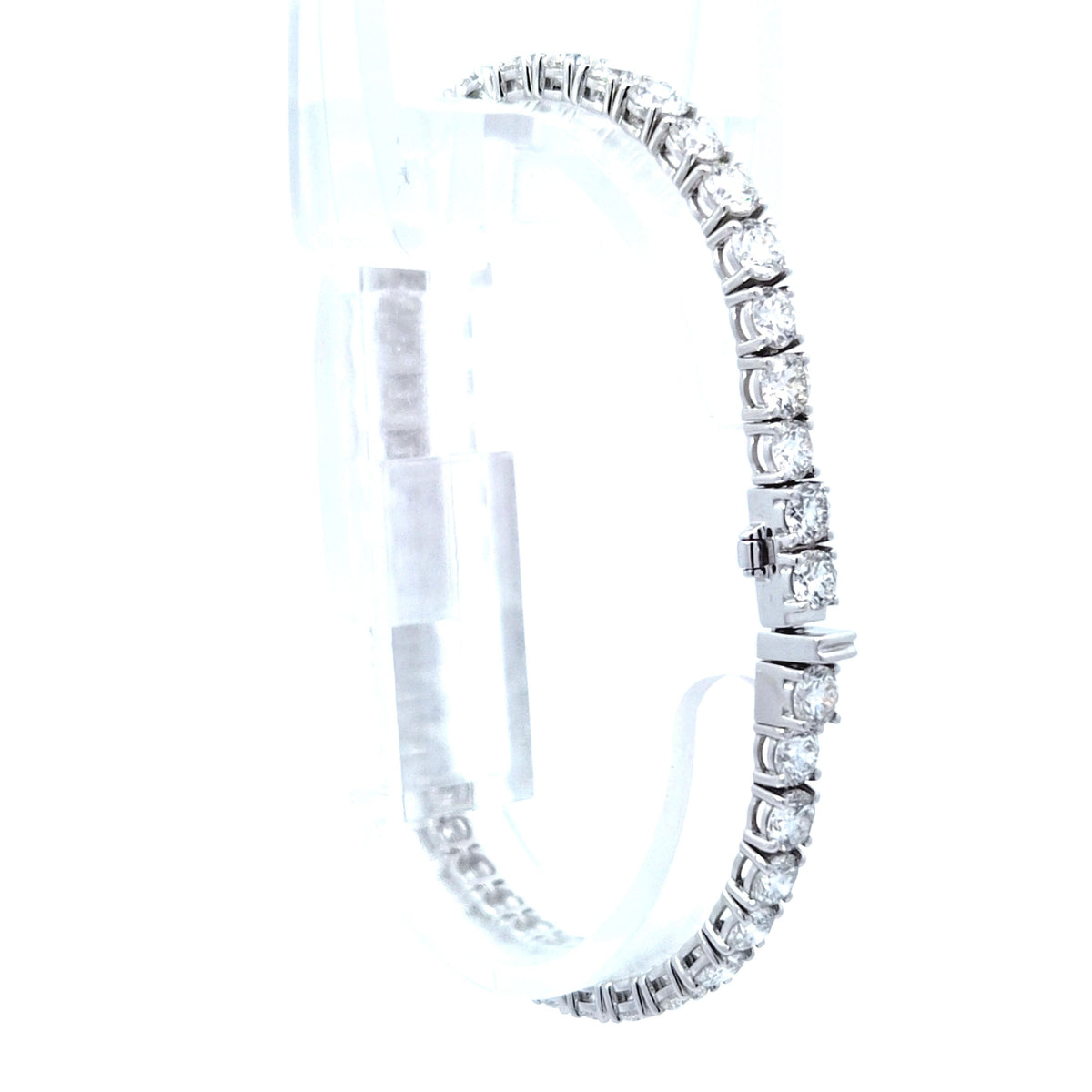 LAB brac RD DIA 9.99ct E-F/VS1 14KWY 9.5g