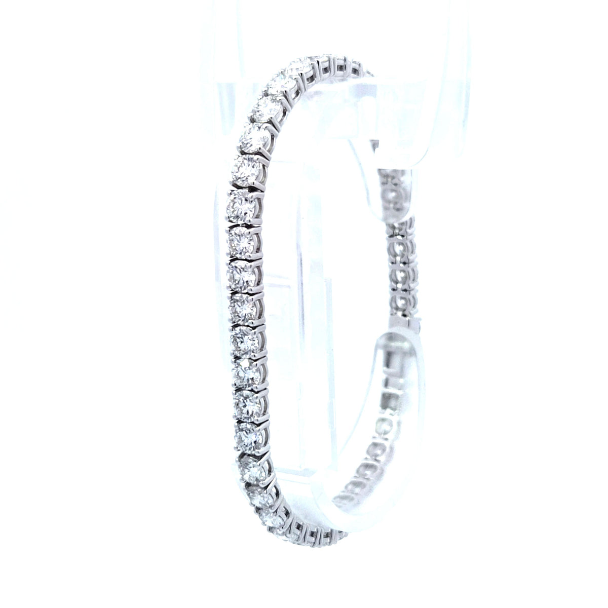 LAB brac RD DIA 9.99ct E-F/VS1 14KWY 9.5g