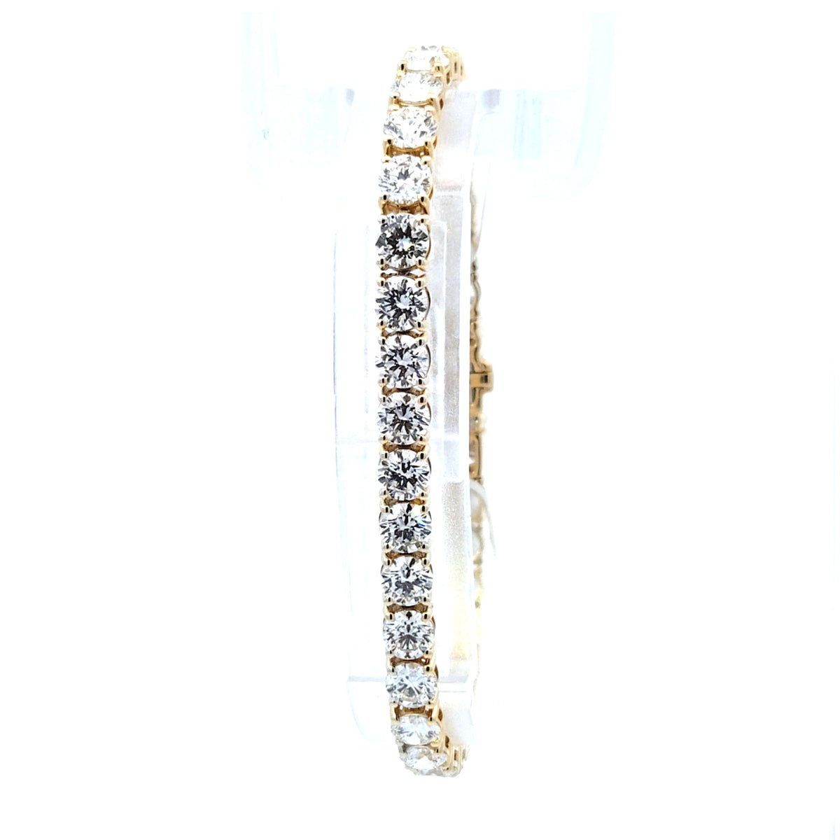 LAB brac RD DIA 15.27ct E-F/VS1 14KY 11.31g