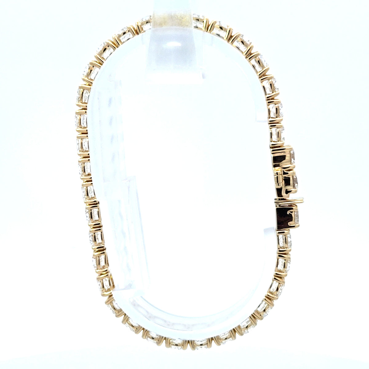 LAB brac RD DIA 15.27ct E-F/VS1 14KY 11.31g
