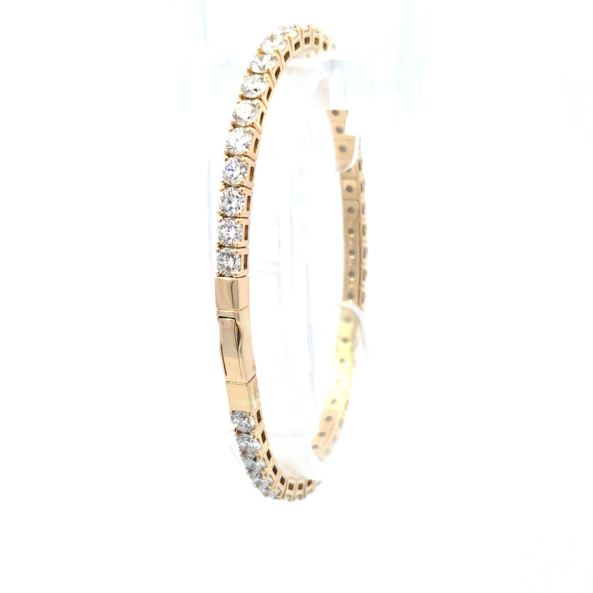 LAB brac RD DIA 8.95ct E-F/VS1 14KYG 12.61g
