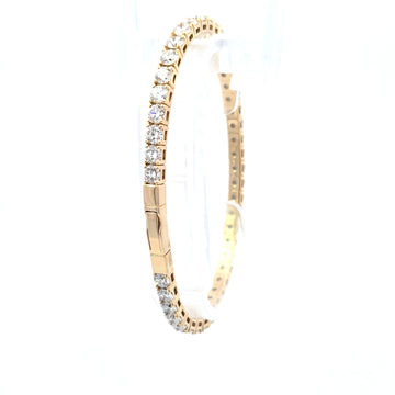 LAB brac RD DIA 8.95ct E-F/VS1 14KYG 12.61g