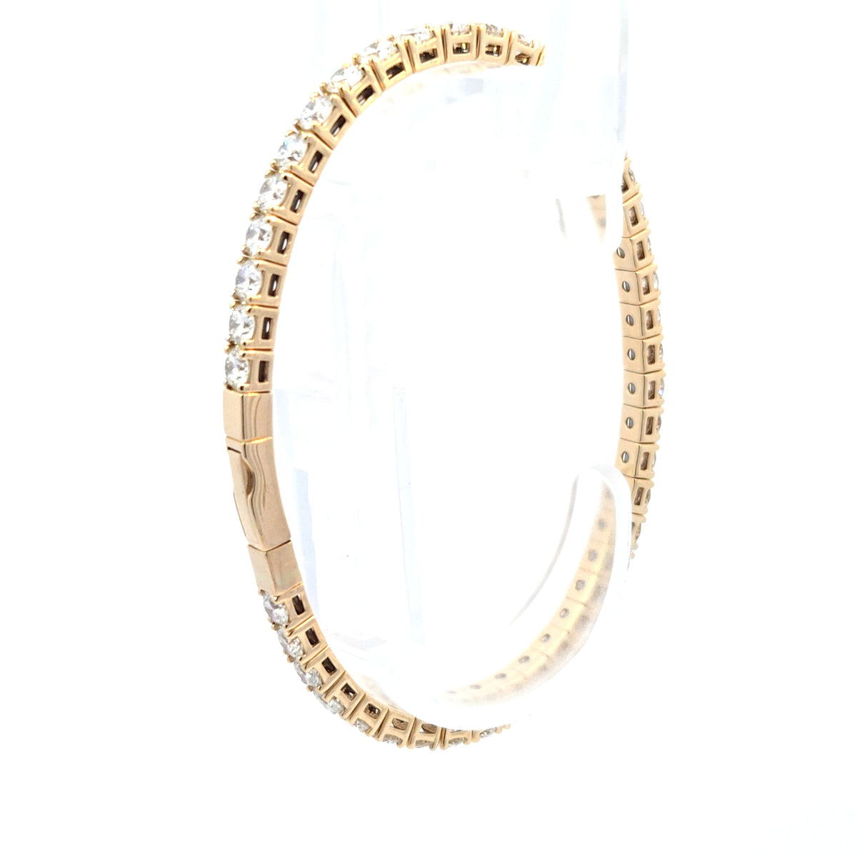 LAB brac RD DIA 8.95ct E-F/VS1 14KYG 12.61g