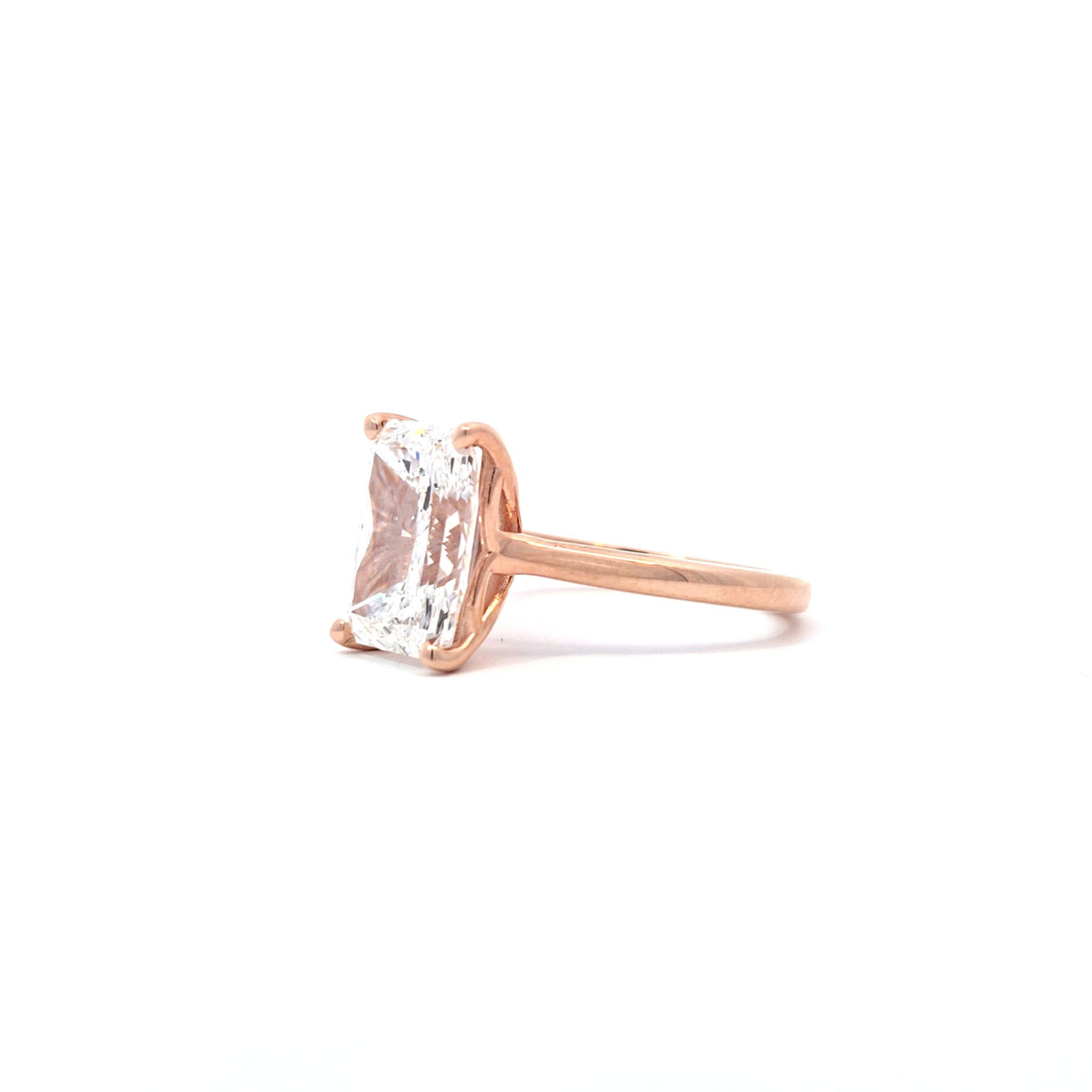 LAB ring RAD DIA 4.24ct G/VS1 14KRG 4.77g size:7 YC