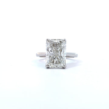 LAB ring RAD DIA 5.62ct G/VS1 14KWG 4.82g size:6.5 YC