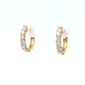 LAB Earr RD DIA 0.50ctw E-F/VS1 14KYG