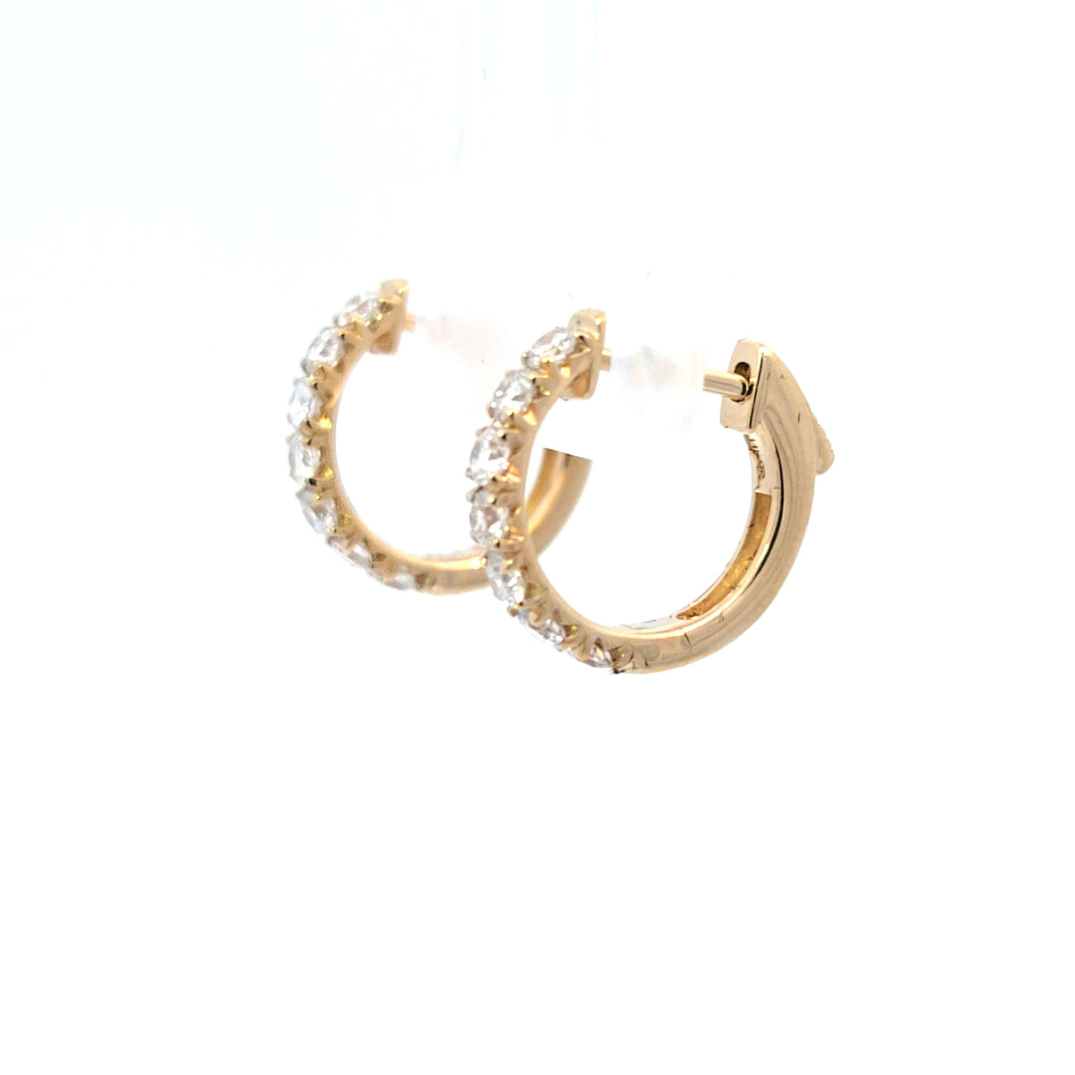 LAB Earr RD DIA 0.50ctw E-F/VS1 14KYG