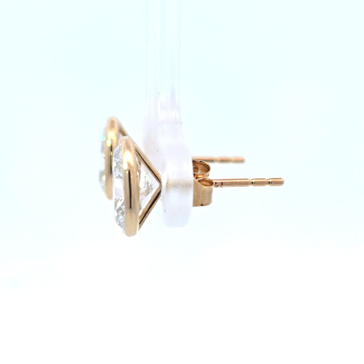 LAB Earr OV DIA 2.0cttw E-F/VS1 14KYG