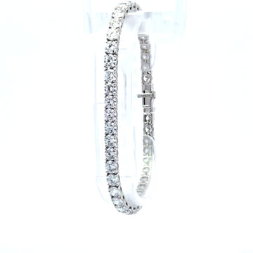LAB Br RD DIA 9.68ct E-F/VS1 14KWG 11.44g