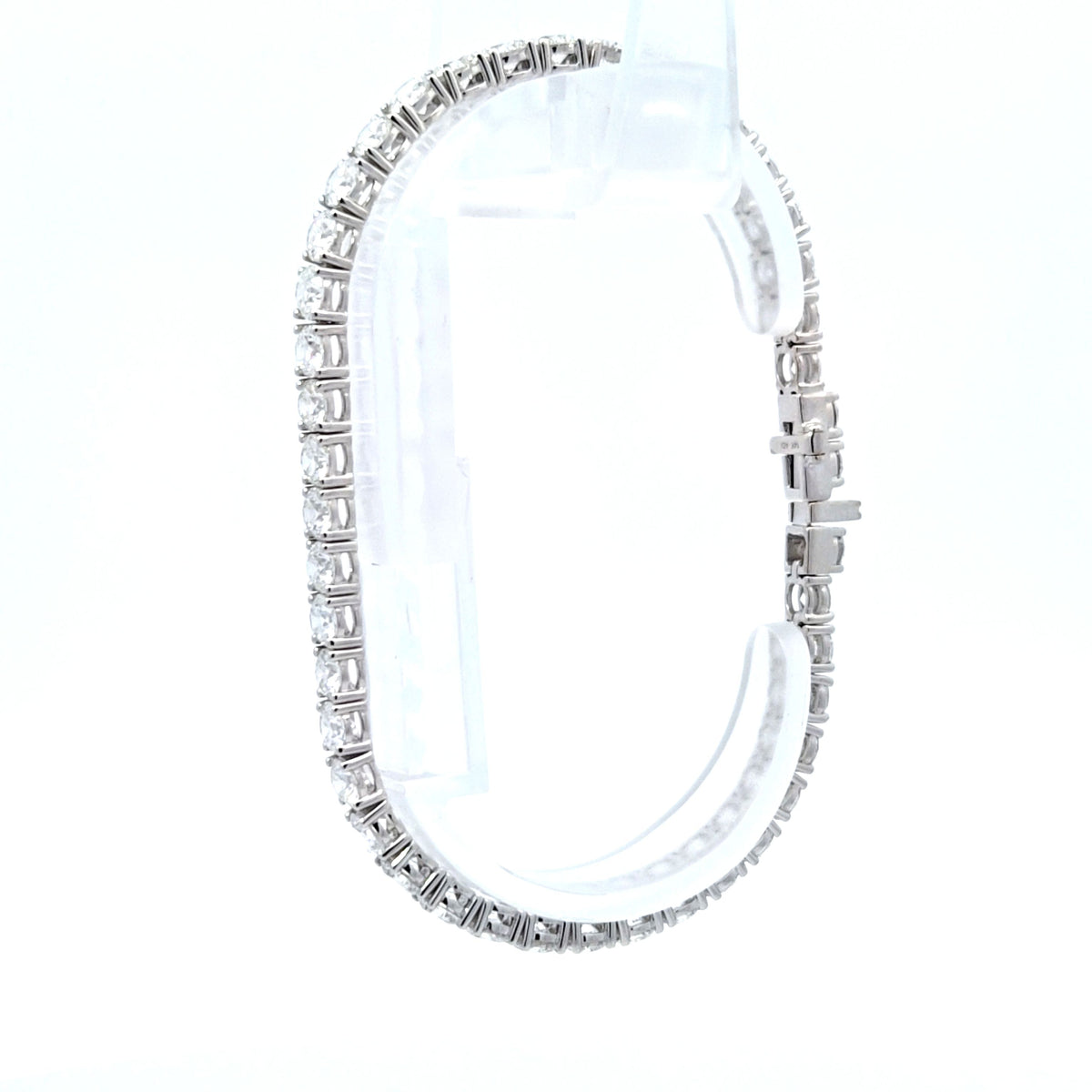 LAB Br RD DIA 9.68ct E-F/VS1 14KWG 11.44g