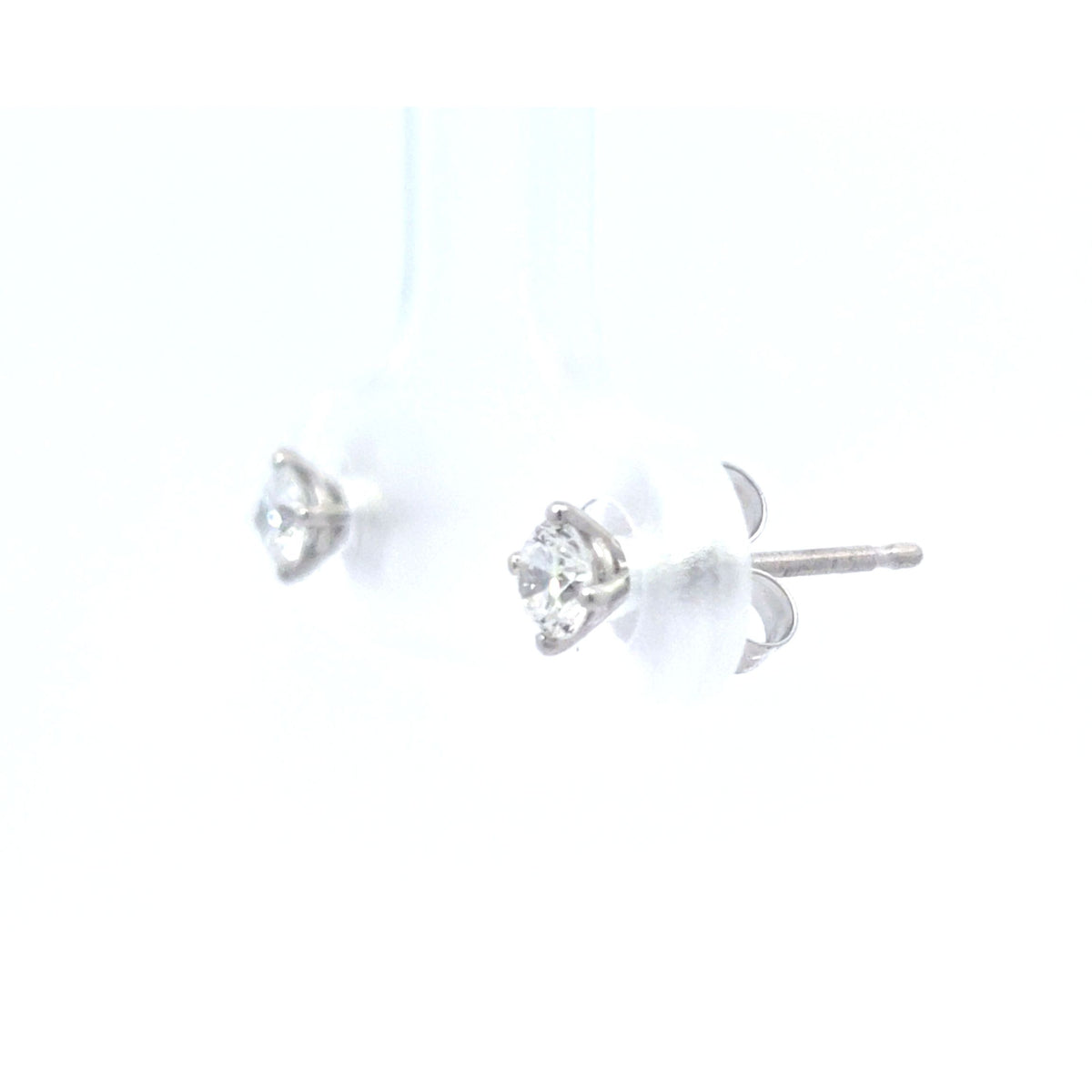 LAB Earr RD DIA 0.25ctt E-F/VS1 14KWG