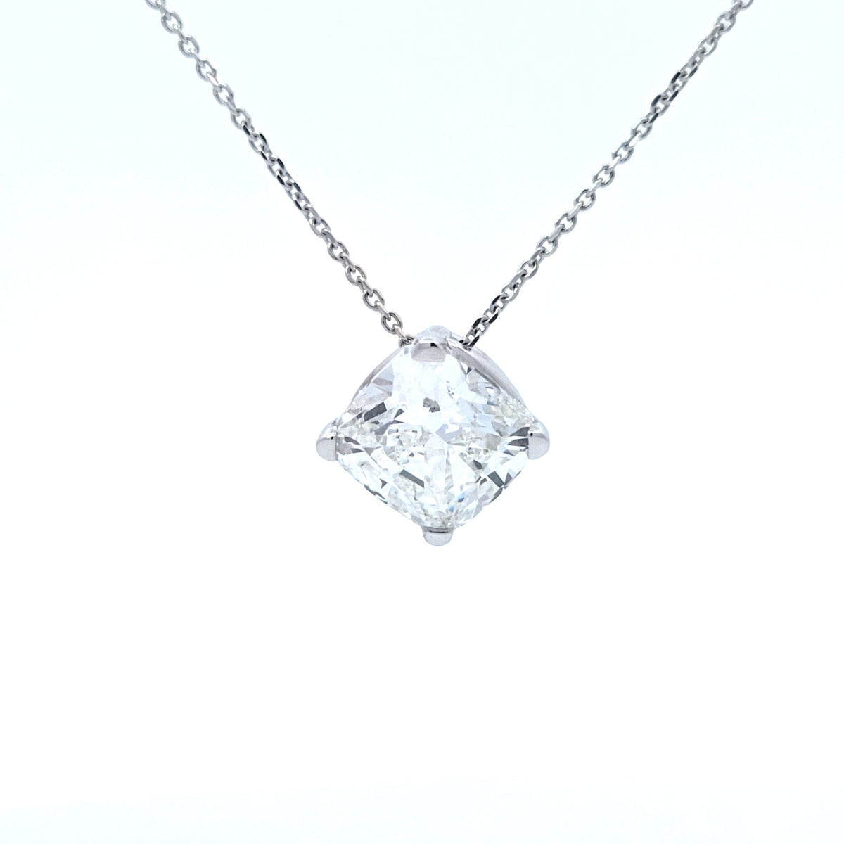 LAB neck CU DIA 5.04ct E/VVS2 3.61g 14KW YC