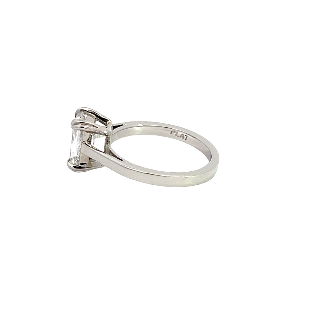 Lab Diamond Solitaire Ring 1.66ct | Platinum