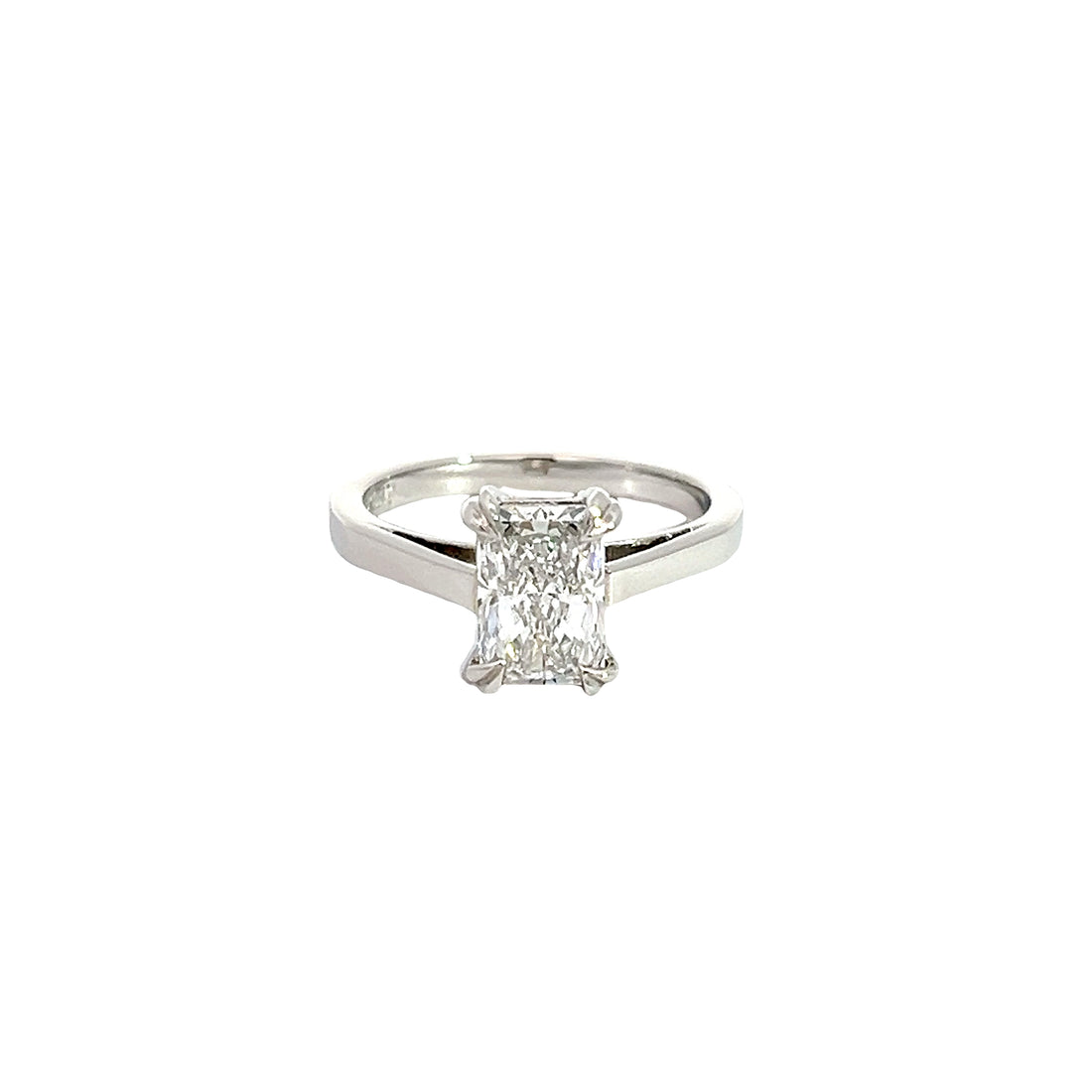 Lab Diamond Solitaire Ring 1.66ct | Platinum