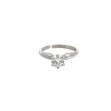 Lab Diamond Ring 0.74ct | 14K White Gold