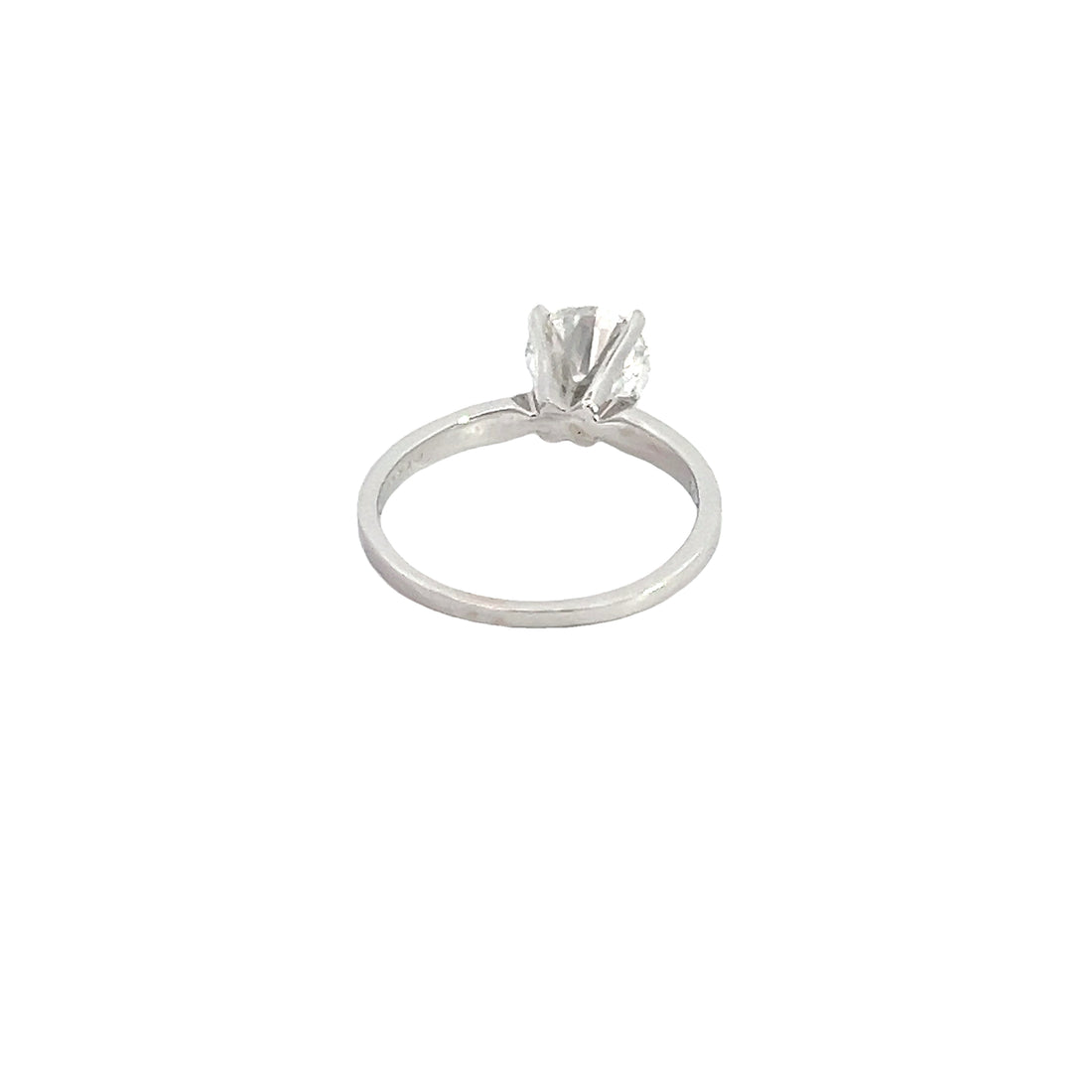 Lab Diamond Ring 1.27ct | 14K White Gold