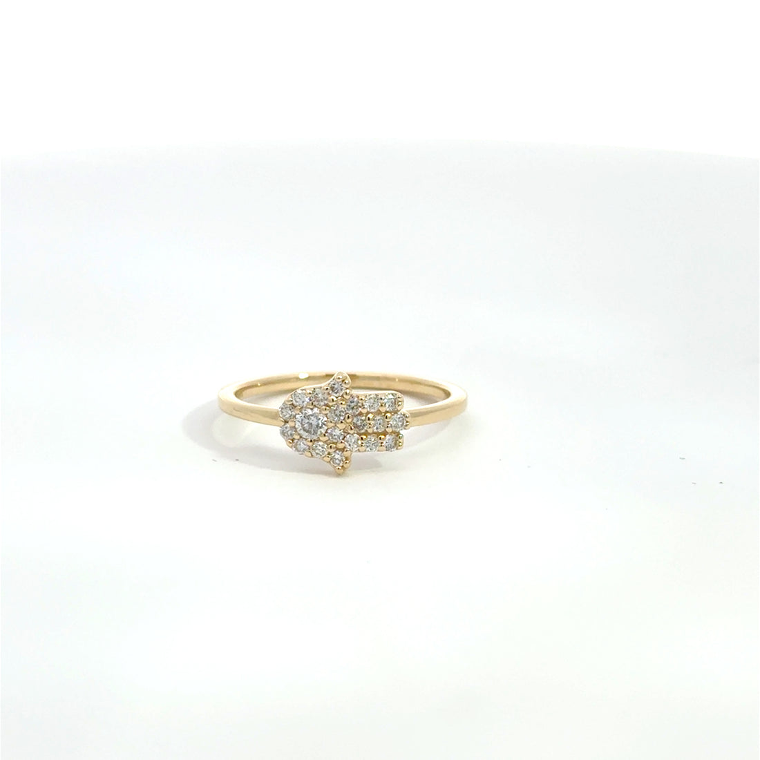 Elegant Gold Hamsa Ring
