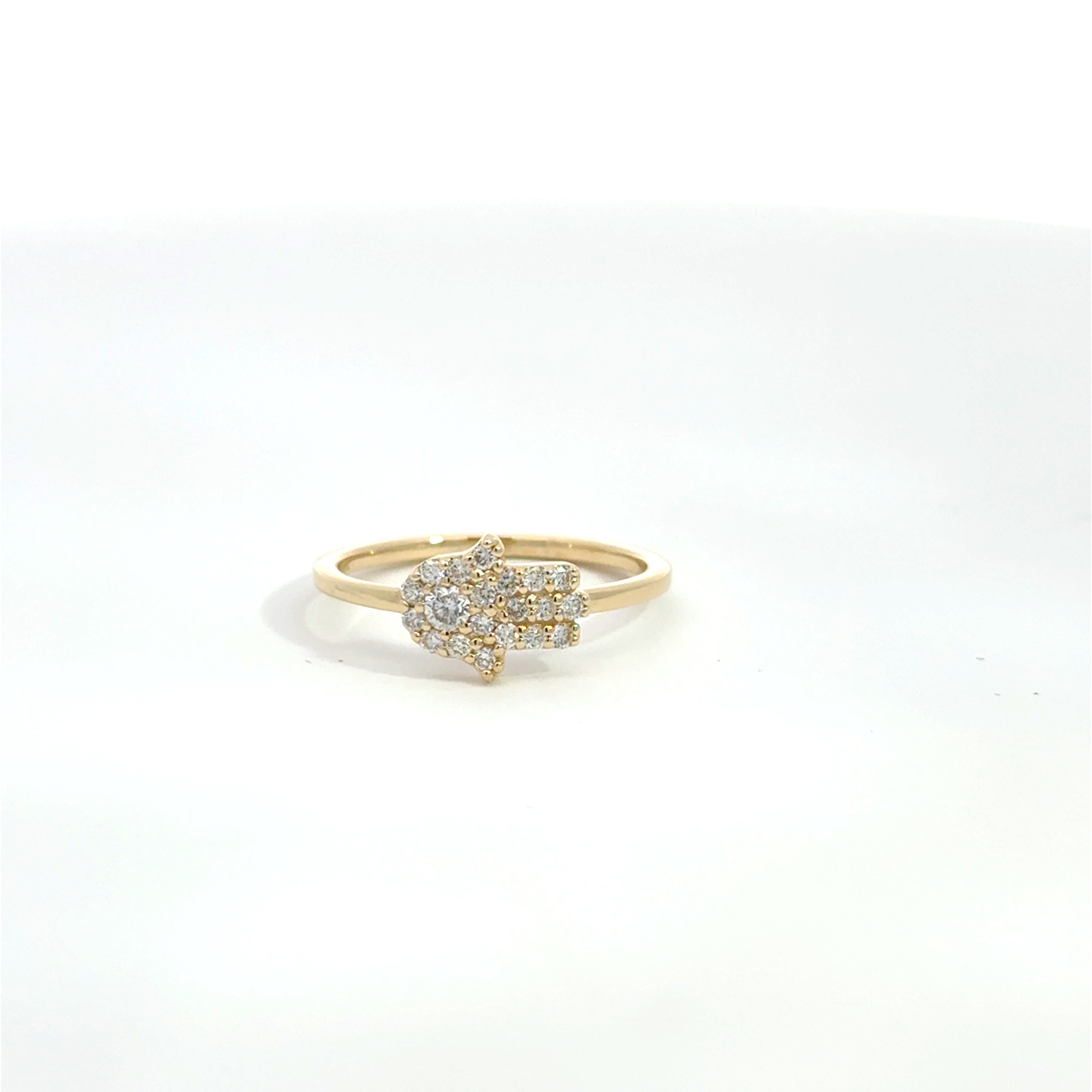 Elegant Gold Hamsa Ring
