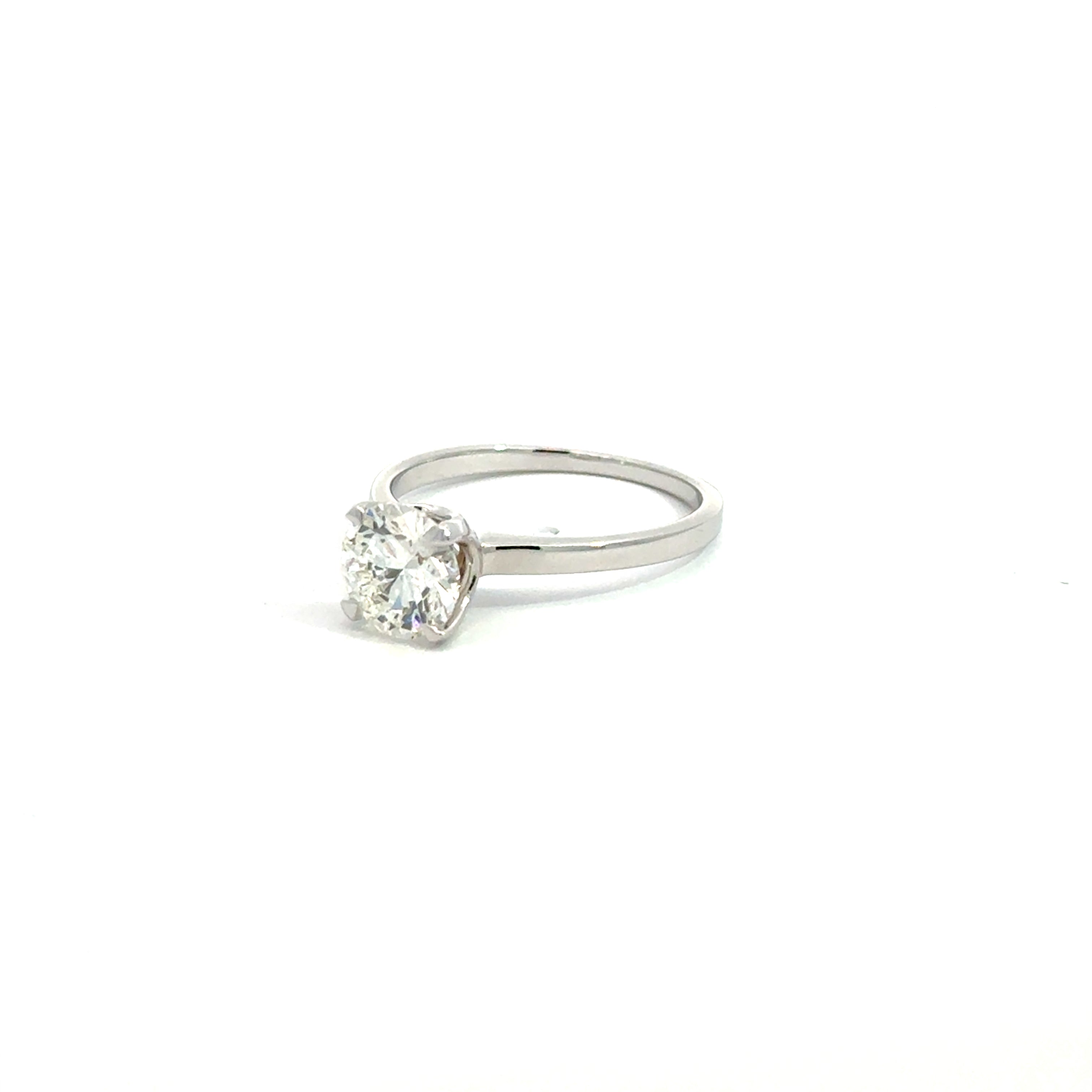 1.32 ct. IGI Certified Lab-grown Diamond Engagement Ring 14K White gold