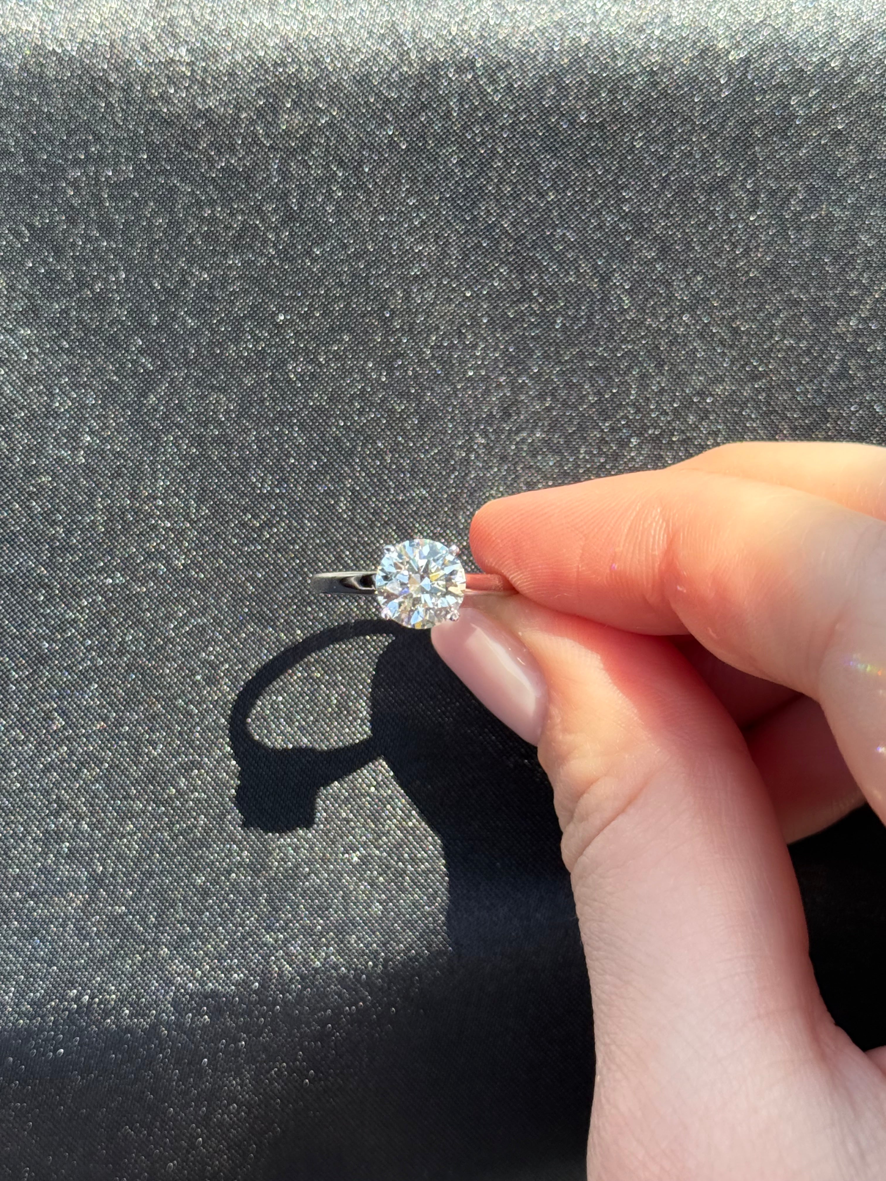 1.75 ct. IGI Certified Lab-grown Diamond Engagement Ring