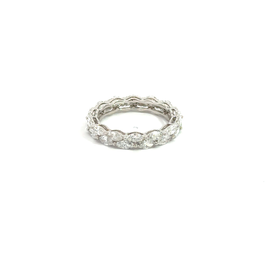 Elegant 2.09ct LAB Diamond Marquis eternity Ring