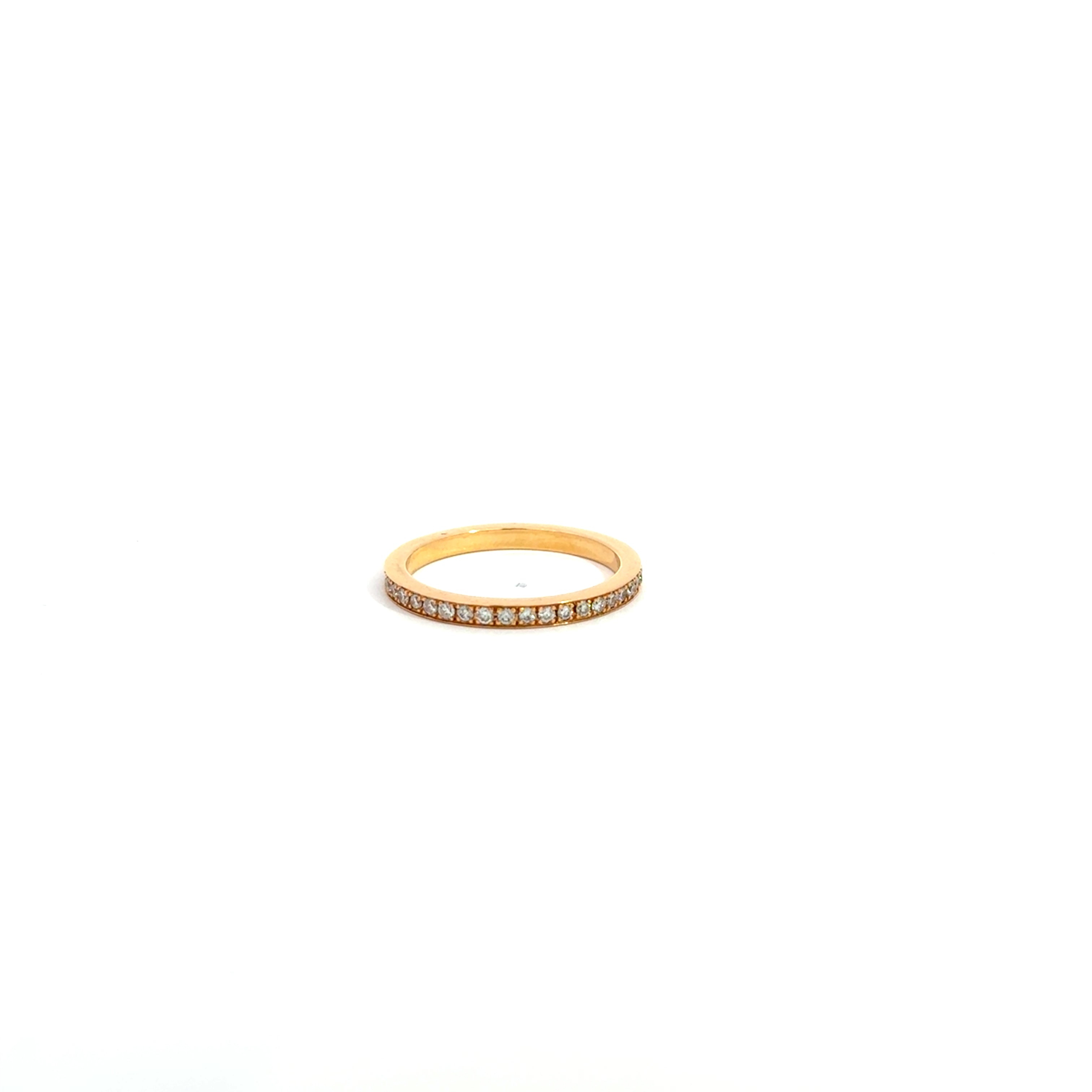 Elegant 14K Yellow Gold 0.60 ct Diamond Ring