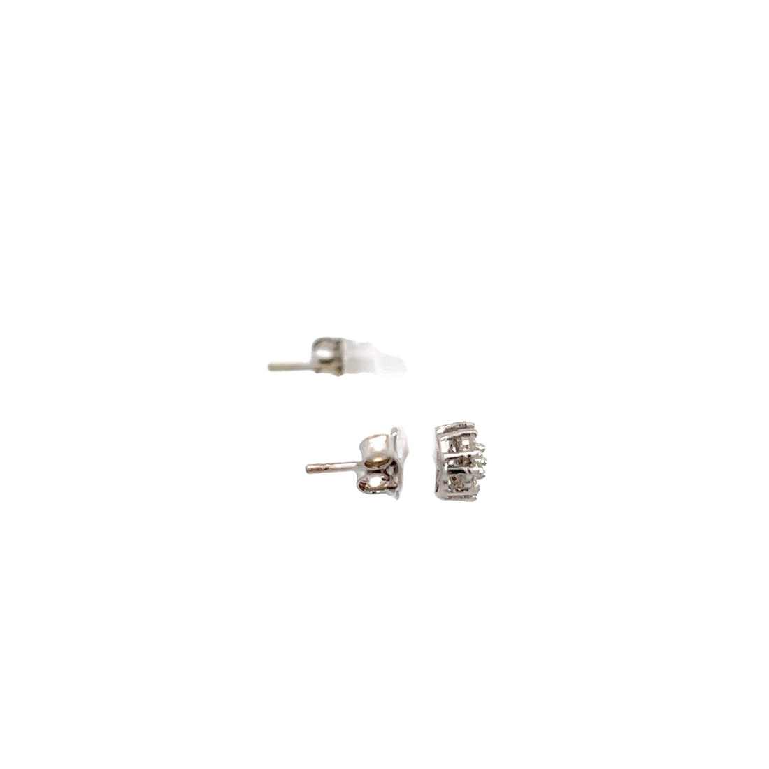 Lab Diamond Drop Earrings 0.60ct | 14K White Gold