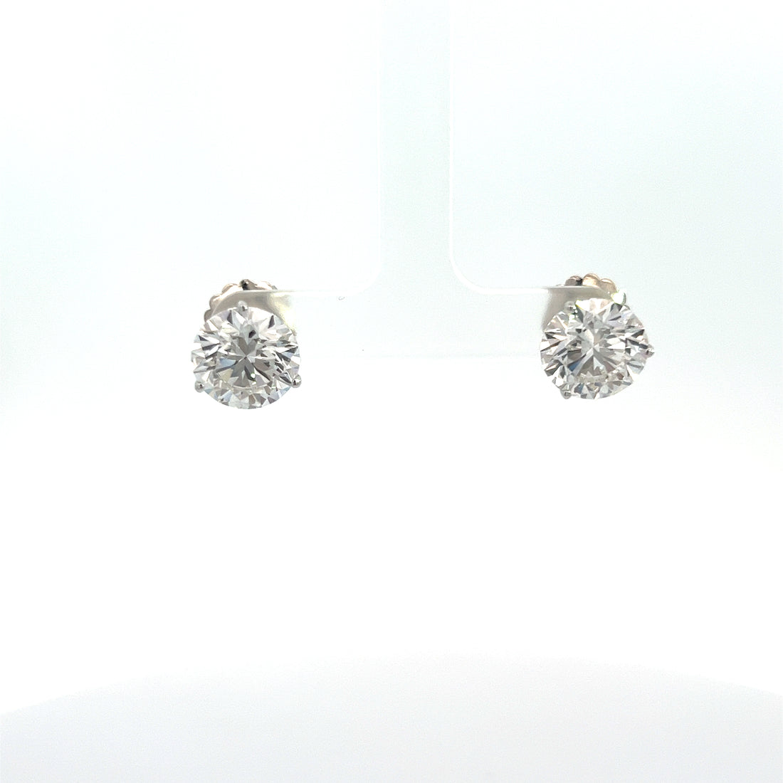 Lab Diamond Statement Earrings 10.13ct | 14K White Gold