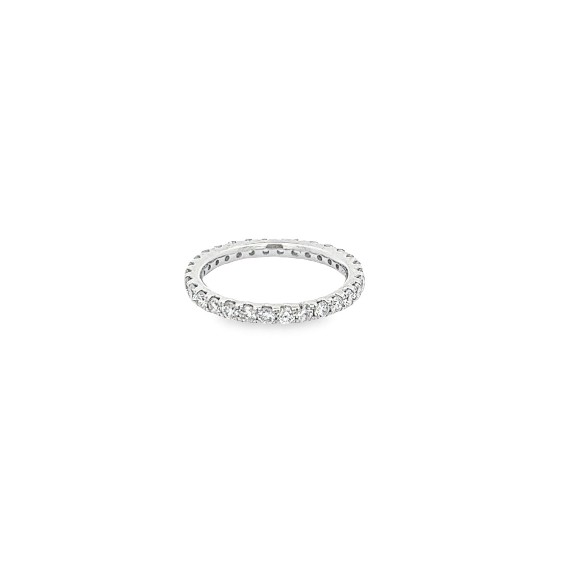 Diamond Full Eternity Ring 1.00ct | 18K White Gold