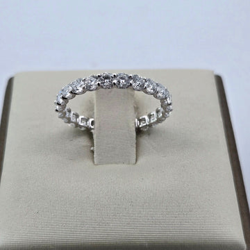 Lab-Grown Diamond Eternity Band 1.78 CTW | 14K White Gold