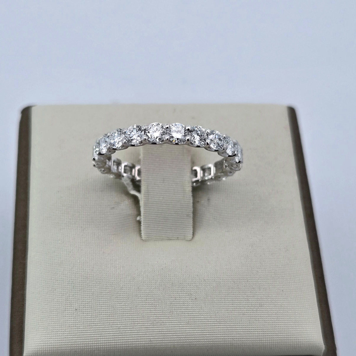 Lab-Grown Diamond Eternity Band 1.86 CTW | 14K White Gold