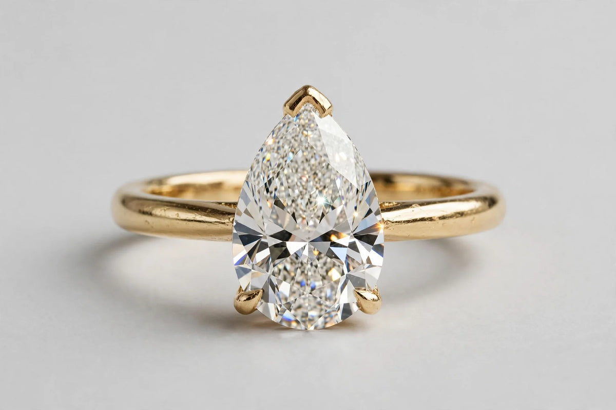 LAB ring PE 1.14ct F/VS1 14KY 3.14g s:5.5