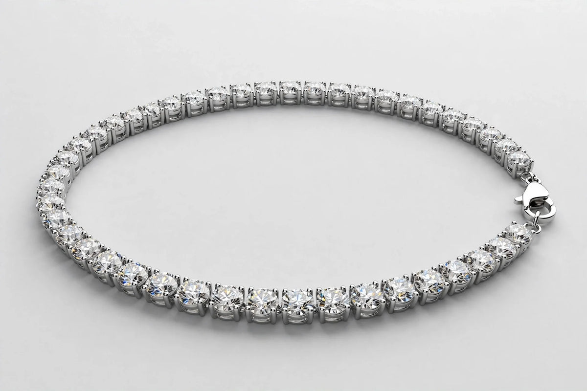 LAB Neck RIV 16.20ct E-F/VS1 14KW 20.94g 17in