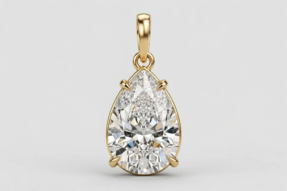 LAB Pend PE DIA 5.05ct G/VS1 14KY YC