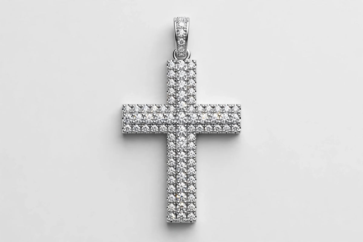 pend cross 2.50ct G/VS1 10KW 6.37g